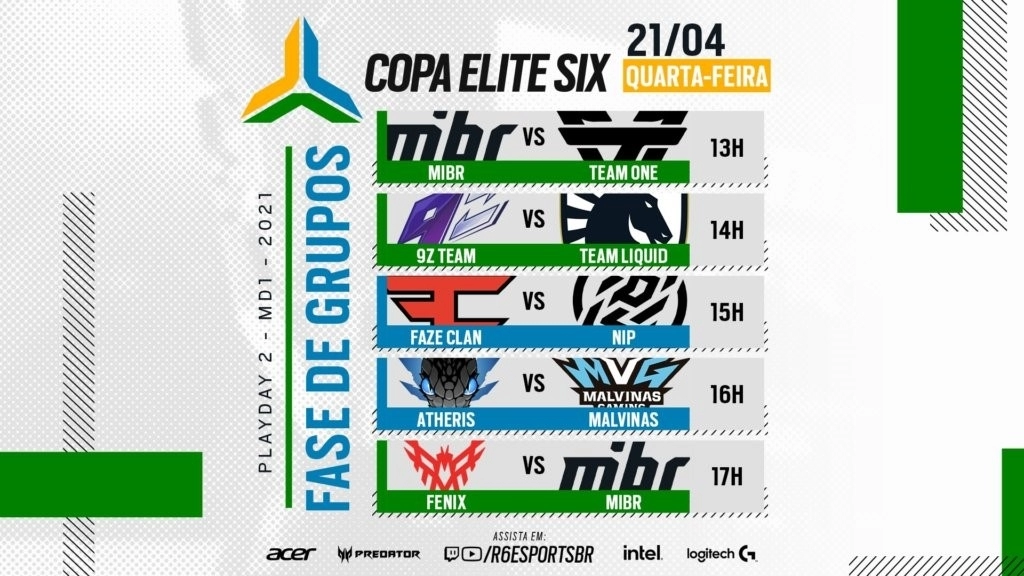 Copa Elite Six Schedule