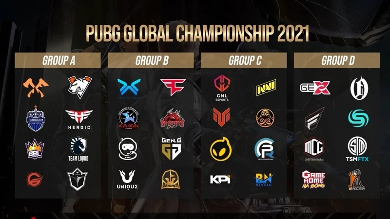 Группы PUBG Global Championship 2021