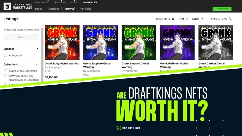 Draftkings nft стоит?