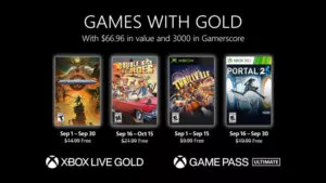 Xbox Games with Gold Offerings Announced For September 2022