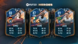 Lúcio, Gomez, Touré – Hero Cards to try In FIFA 23 Ultimate Team