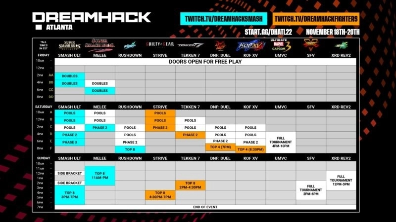 Расписание DH Atlanta FGC