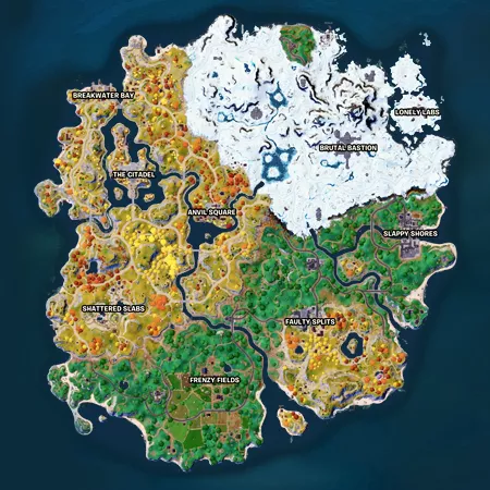 Fortnite Chapter 4 Season 1 Map